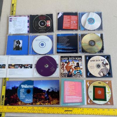 Assortment of eight music CDs