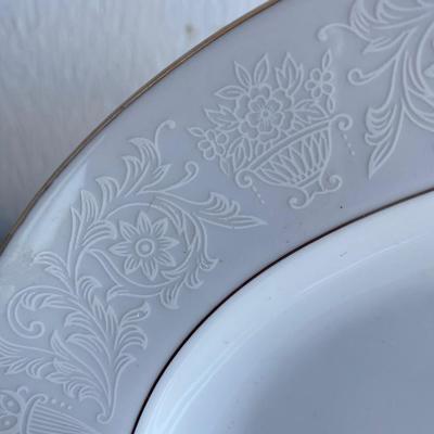Crown Victoria Lovelace casserole dish platter and service bowl