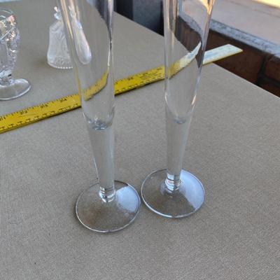Assortment of entertaining glassware