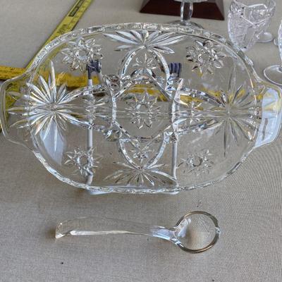 Assortment of entertaining glassware