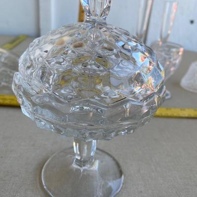 Assortment of entertaining glassware
