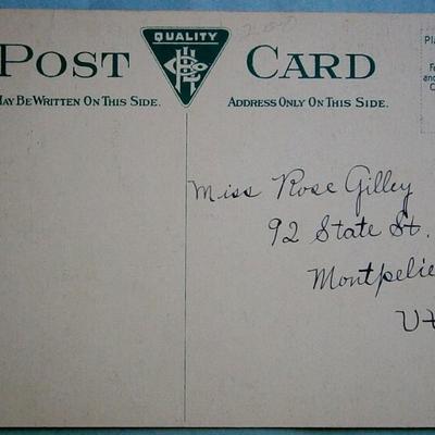 Postcard -  B & M R.R. Station, Laconia, NH, vintage