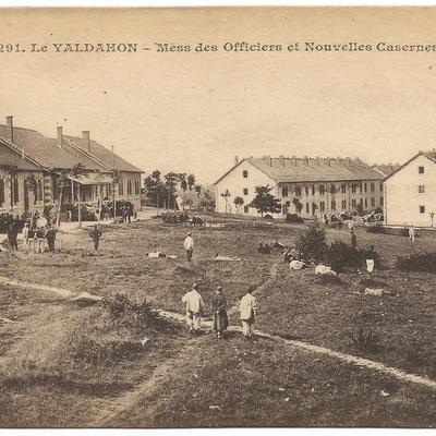 WWI Era Postcard of Officers Mess and Quarters at Le Valdahon