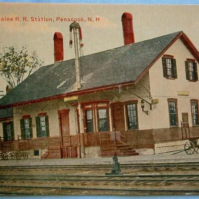 Boston & Maine R.R. Station, Penacook, N.H., vintage