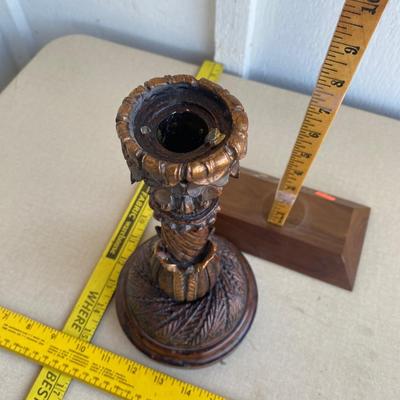 Single taper candle holder