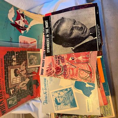 Lot of Sheet Music Black Americana & Americana