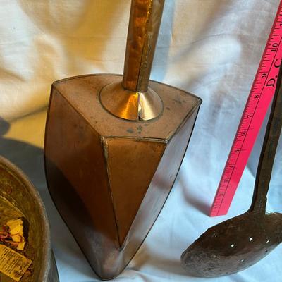 Lot of Copper Kitchenware Great antiques