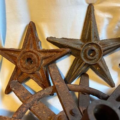 Lot of Cast Iron Farm Implements Pieces