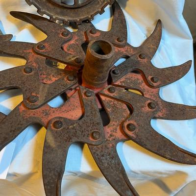 Lot of Cast Iron Farm Implements Pieces
