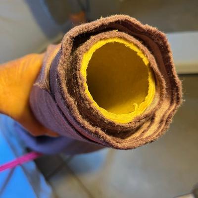 Roll of Purple Upholstry material