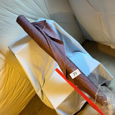 Roll of Purple Upholstry material