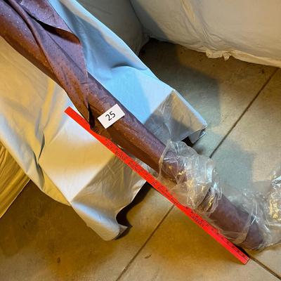 Roll of Purple Upholstry material