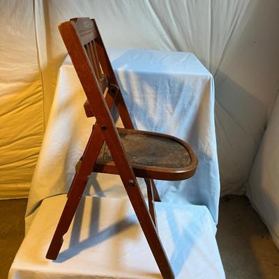 Childs Vintage Folding Chair