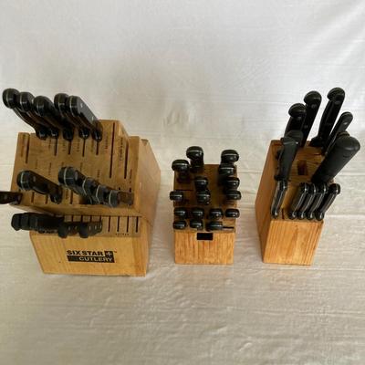 Ginsu Chef Knife and Three Knife Sets