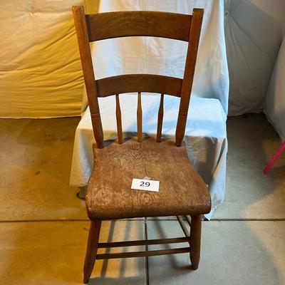 Antique walnut Side Chair