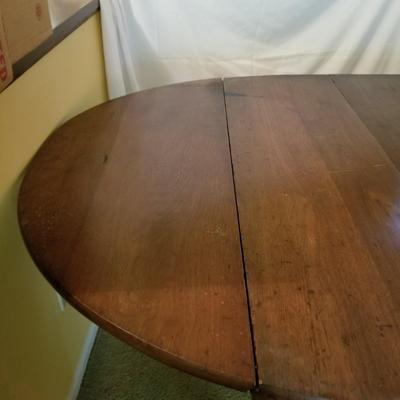 Large Oval Drop Leaf Dining Table  (LR-JS)