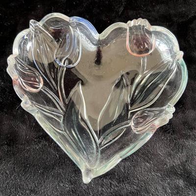 Vintage Glass Flower Table Set