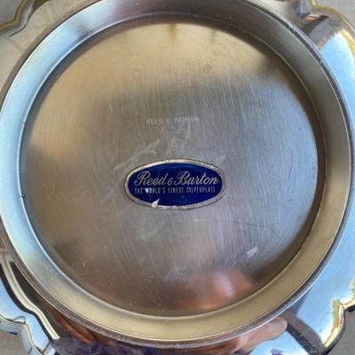 Assortment of silver plated platters and bowls
