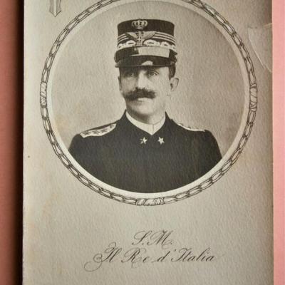 Real Photo Postcard of Victor Emmanuel III King of Italy from the early 1900's
