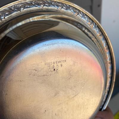 Assortment of silver plated bowls