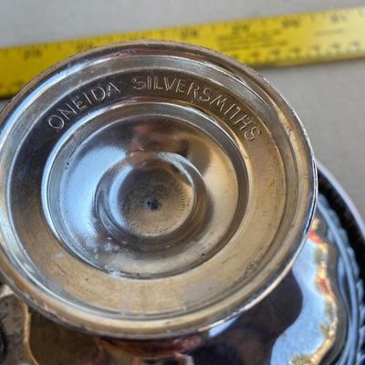 Assortment of silver plated bowls