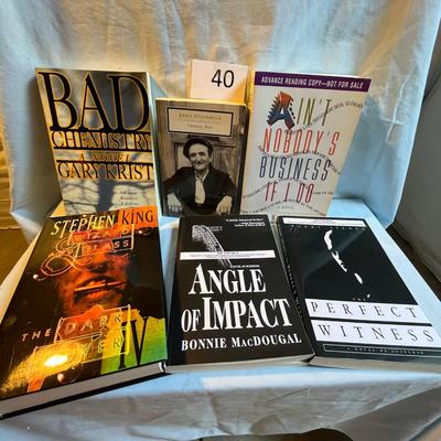Lot of 6 Books 1st editions