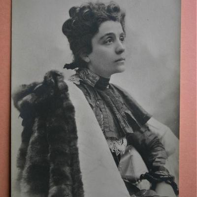 Real Photo Postcard of Stage Actress Eleonara Duse from the early 1900's