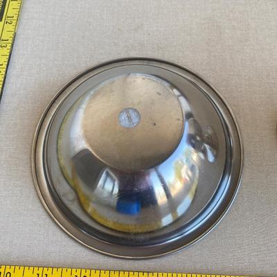 Assortment of three silver colored items