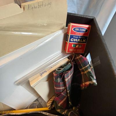 Box of craft Supplies