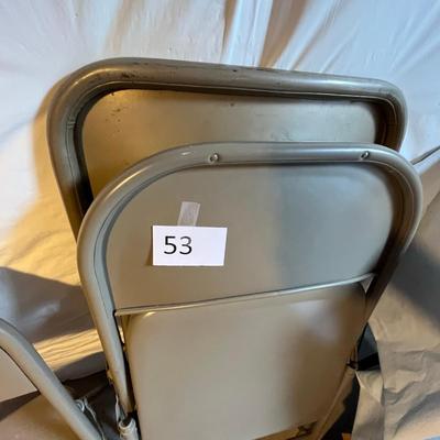 Lot of 3 folding chairs