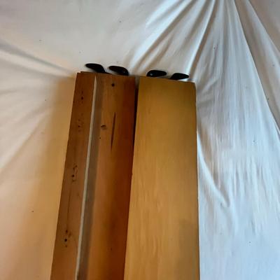 MCM Blond Oak Twin Bed