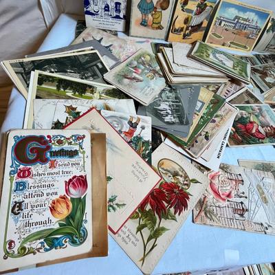 Box lot of Post Cards  LOOK!
