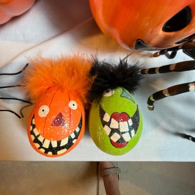 Lot of Halloween Decor w/ Vintage items