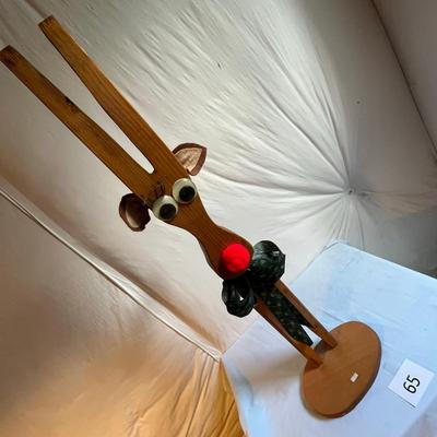 Clothes Hanger Rudolph Reindeer