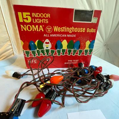 Wheat woven Garland & Vintage Lights.