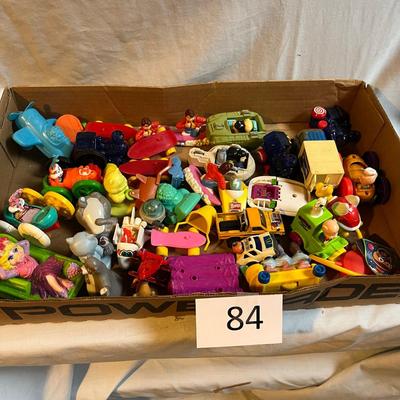 Large flat of Fast Food Toys