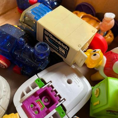 Large flat of Fast Food Toys