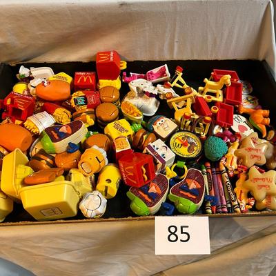 Flat of Happy Meal Mc Donald's Toys VINTAGE 1980s