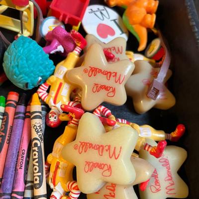 Flat of Happy Meal Mc Donald's Toys VINTAGE 1980s