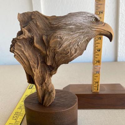 Bold eagle bust