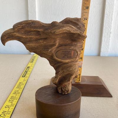 Bold eagle bust