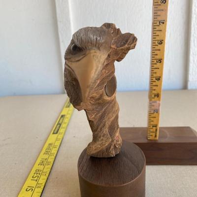 Bold eagle bust