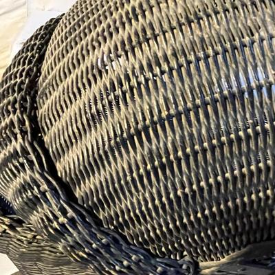 Antique Wicker Doll Buggy