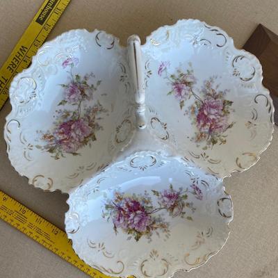 Vintage fancy serving dish