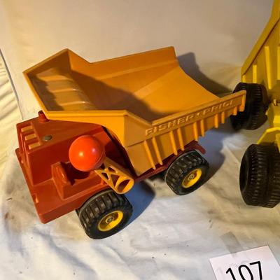 Fisher Price Plastic Dump Trucks