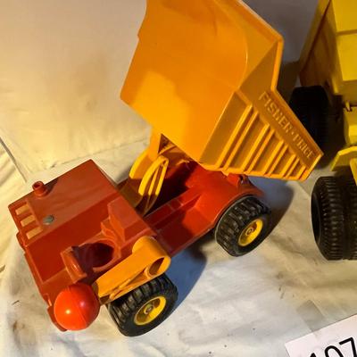 Fisher Price Plastic Dump Trucks