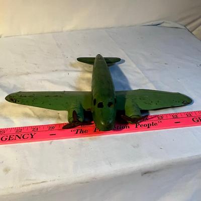 Tin Airplane 1940s AS IS