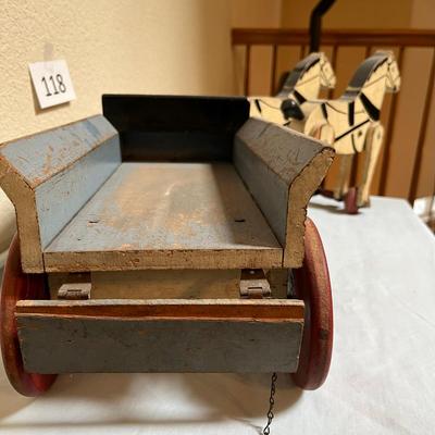 Rich Toy Ice Wagon 1930s Vintage Awesome