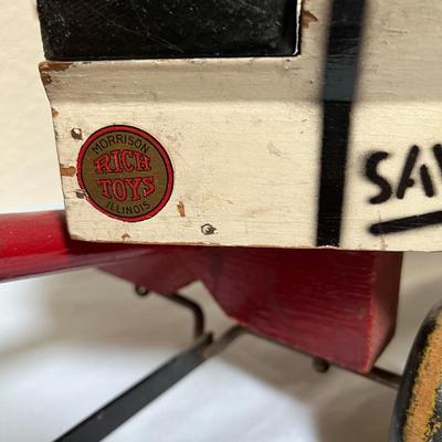 Rich Toy Ice Wagon 1930s Vintage Awesome