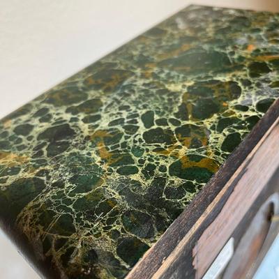 Antique Sessions Mantle Clock Faux marble